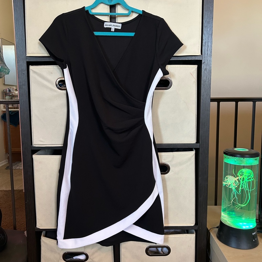 Almost Famous Black and White Dress